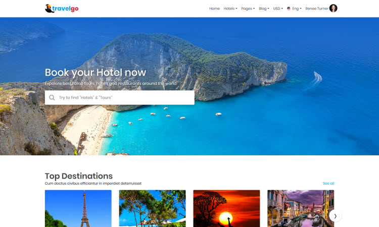 Thiết kế website ngành du lịch
