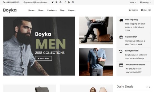Thiết kế website lĩnh vực thời trang